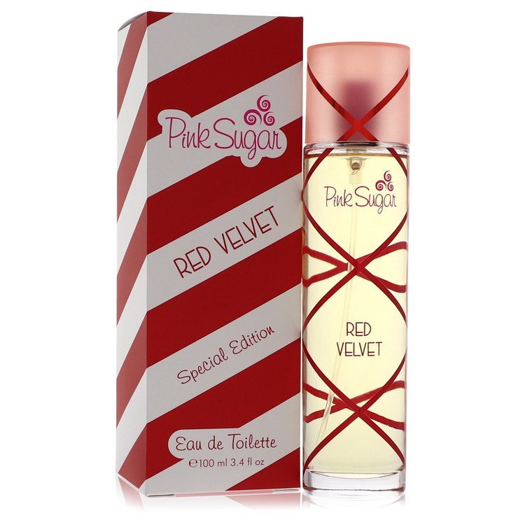 Pink Sugar Red Velvet Perfume by Aquolina Eau De Toilette Spray 3.4 oz for Women - Authentic Fragrance - Discount Women Perfume or Cologne Fragrance
